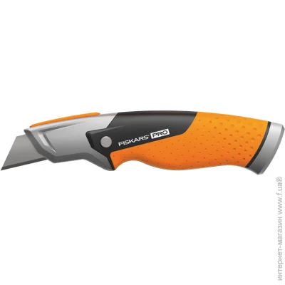 Строительный нож Fiskars Нож с фиксированным лезвием Pro CarbonMax (1027222) Строительный нож Fiskars Нож с фиксированным лезвием Pro CarbonMax (1027222)
