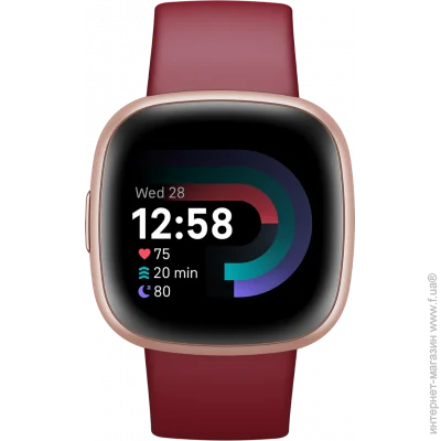 - Fitbit Versa 4 Beet Juice/Copper Rose (FB523RGRD)