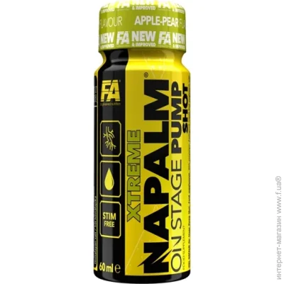   Fitness Authority Napalm On Stage Pump Shot, 60  -