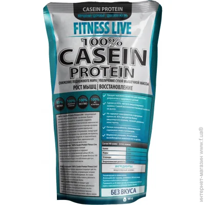 Fitness Live  100% Casein Protein 900   (5502945723476)