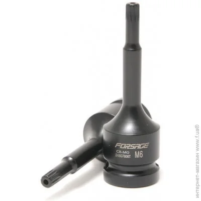  Forsage Tools - SPLINE  1/2", M6   F-24807806T