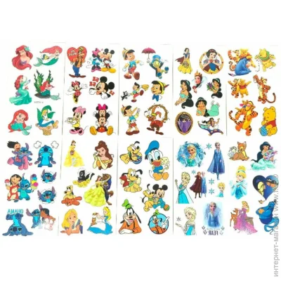 Fresh Tattoo     "" 127 , 10  (cartoons-tatoo-set-10)
