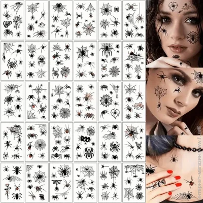 Fresh Tattoo     "Halloween black" tatto-halloween-black-set-30