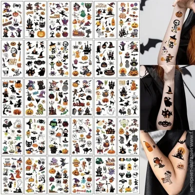 Fresh Tattoo     "" kids-tatto-halloween-set-30