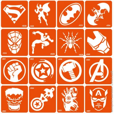 Fresh Tattoo    - "Superheroes" superheroes-16