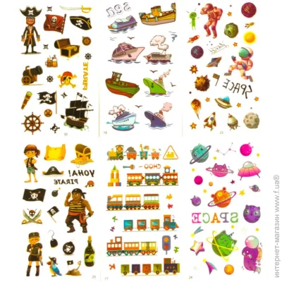 Fresh Tattoo       tattoo-kids-mini-set-boys