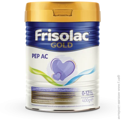 Дитяча суміш ЗГМ Frisolac Gold Pep AC 400г (8716200727822) Дитяча суміш ЗГМ Frisolac Gold Pep AC 400г (8716200727822)
