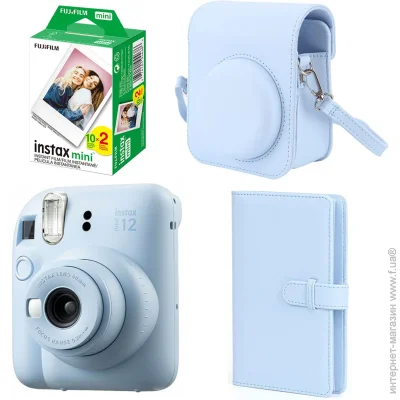  Fujifilm   Instax Mini 12,  20, ,  108   (NABMINI1204BLUE)