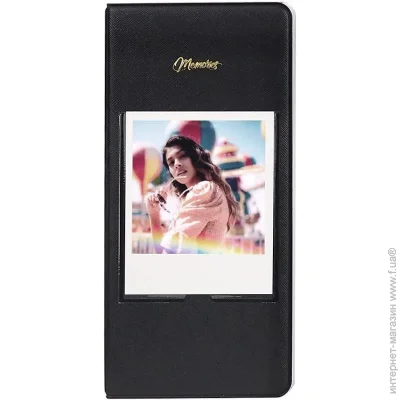   Fujifilm   Instax Wide 64  (ALBWIDE64BLK)