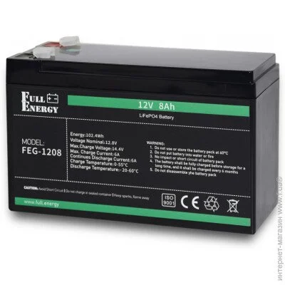    Full Energy FEG-128 12V/8Ah LiFePO4