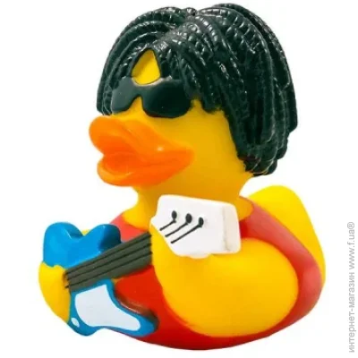 Funny Ducks Іграшка для ванної Funny Ducks Качка Рокер (L1948) Funny Ducks Іграшка для ванної Funny Ducks Качка Рокер (L1948)