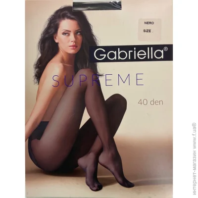 Gabriella   398 SUPREME 40 den . 2 nero