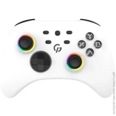 Gamepro   GPX13W 2.4G/BT 5.1/USB (Switch/PC/iOS/Android) RGB White white