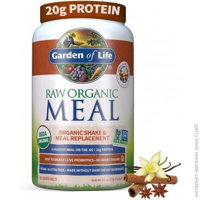 Garden Of Life  RAW Organic Meal Shake Meal Replacement 907  (4384303757)