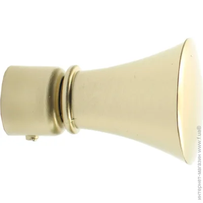 Gardinia Накінечник Alabama Trompete d20 мм золото 1 шт. Gardinia Накінечник Alabama Trompete d20 мм золото 1 шт.
