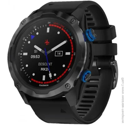 - Garmin Descent Mk2i Titanium Carbon Gray DLC with Black Band (010-02132-01/11)