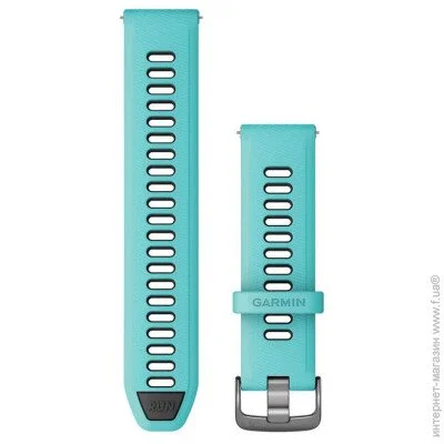   - Garmin Replacement Band, Forerunner 265, Aqua, 22mm (010-11251-A2)