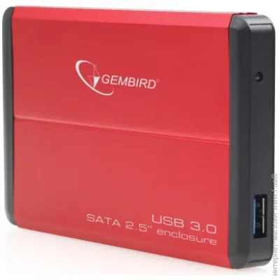   Gembird  2.5" EE2-U3S-2-R
