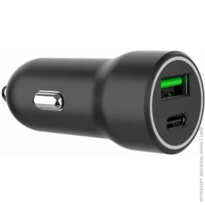     Gembird 1xUSB-A (18W QC3.0) +  1xUSB-C (20W PD) black (TA-UC-A2PDQC20-CAR-01)