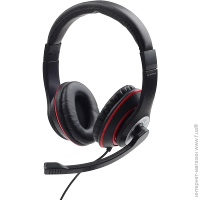 Gembird  MHS-03-BKRD black/red (MHS-03-BKRD)  