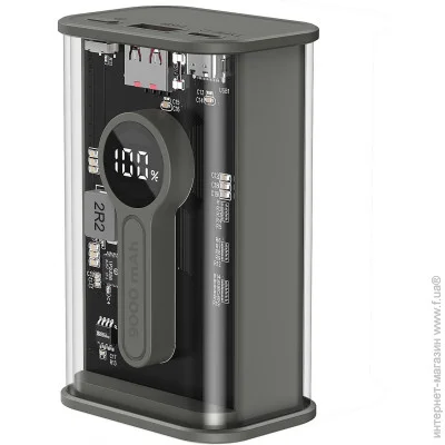  Gembird PB09-TQC3-01 9000mAh 20W Black (1606603)
