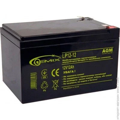    Gemix LP12-12 12V/12Ah AGM