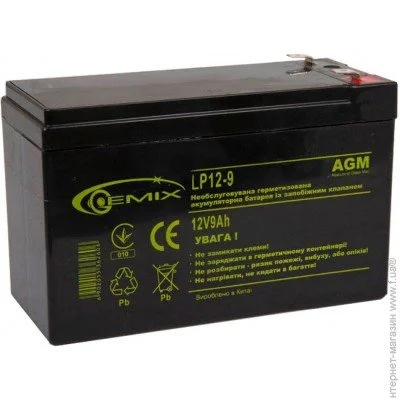    Gemix LP12-9 12V/9Ah AGM