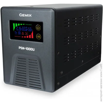    Gemix PSN-1000U 1000VA/600W LCD 3xSchuko