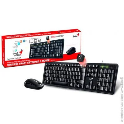  (  ) Genius Smart KM-8200 WL Black Ukr (31340003410)