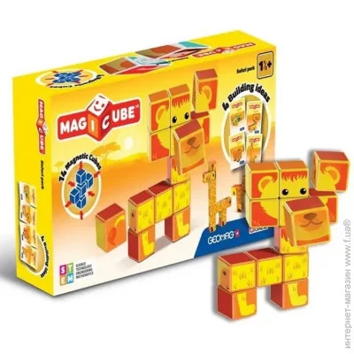 Geomag   " MAGICUBE Safari Park" 135MC