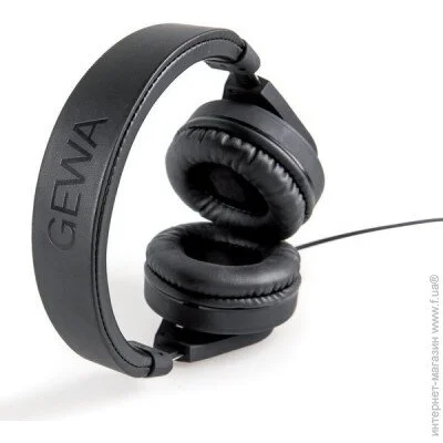  GEWA Headphones HP six P/U 20 Black