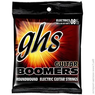   Ghs Strings    GHS GB8 1/2 Boomers Ultra Light Electric Guitar Strings 8.5/40