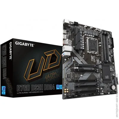 Gigabyte   B760 DS3H DDR4 (LGA1700, Intel B760, ATX)