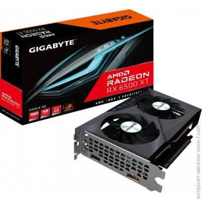  Gigabyte Radeon RX 6500 XT 4Gb EAGLE (GV-R65XTEAGLE-4GD)