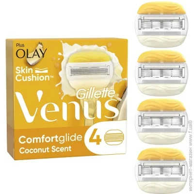    Gillette    ComfortGlide Olay   4 .