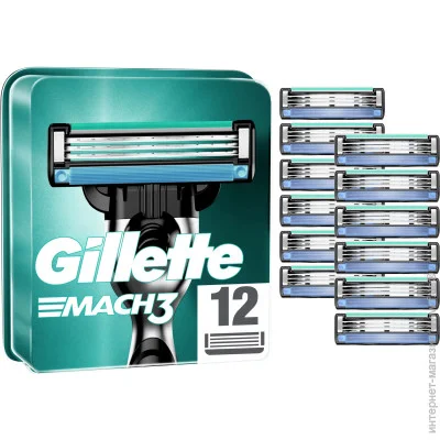    Gillette MACH3     12 (3014260323240)