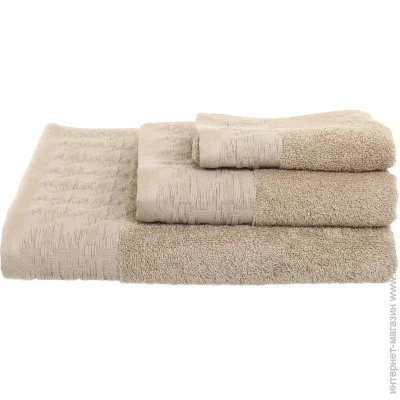 Рушник душевий (банний) Gipanolar Keyla 70x140 см бежевий Рушник душевий (банний) Gipanolar Keyla 70x140 см бежевий