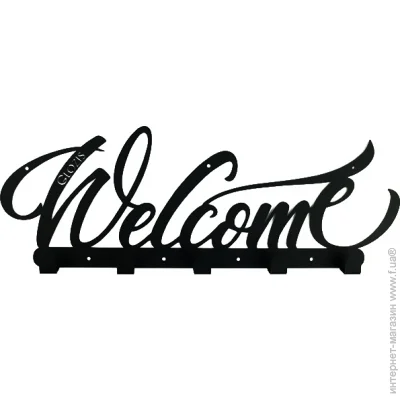  Glozis Welcome H-078 50x18, black