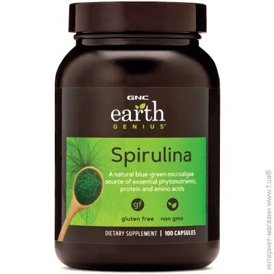   GNC   Spirulina 100  (4384303352)