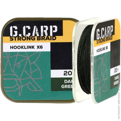   Golden Catch   G.Carp Strong Braid Hooklink X6 20 25lb (4165207)