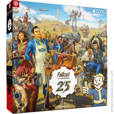  Good Loot Fallout 25th Anniversary Puzzles 1000  (5908305242918)