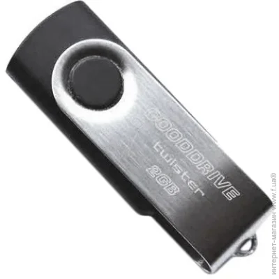  USB 2.0 Goodram 64 GB Twister Black (UTS2-0640K0R11)