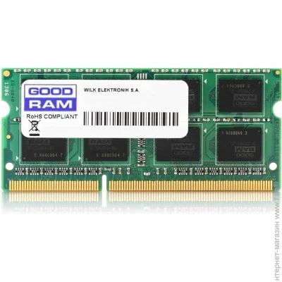   Goodram SODIMM DDR3 4GB, 1600MHz, PC3-12800 (GR1600S3V64L11S/4G)