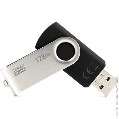  USB 3.0 Goodram 128 GB UTS3 Twister Black (UTS3-1280K0R11)