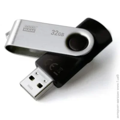  USB 2.0 Goodram Twister 32GB Black (UTS2-0320K0R11)