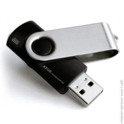  USB 2.0 Goodram Twister 4GB Black (PD4GH2GRTSBK)