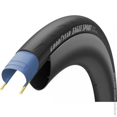 Goodyear  700x28C (28-622) GoodYear EAGLE Sport tube type, folding, black, 60tpi (TIR-27-47)