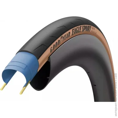 Goodyear  700x32 32-622 Eagle Sport Tube Type Folding 60 tpi Tan (1084-TIR-43-47)
