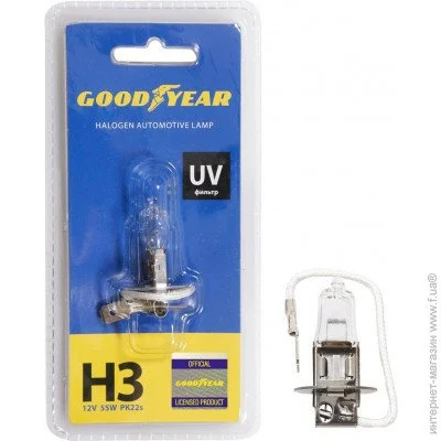    Goodyear H3 12V 55W PK22s () (GY013121)