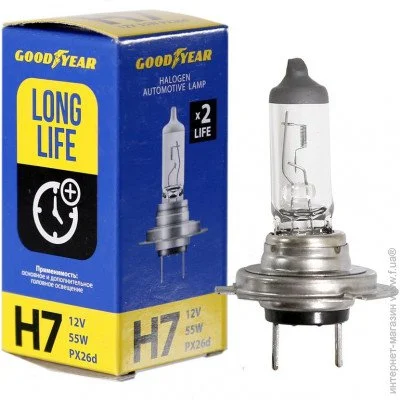    Goodyear H7 12V 55W PX26d Long Life (GY017122)